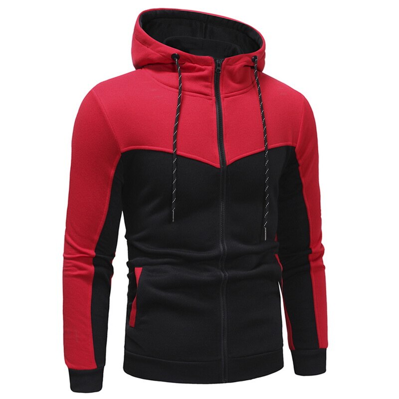 Men Fashion Gym Fleece Red and Black Tracksuit - Bewoda International