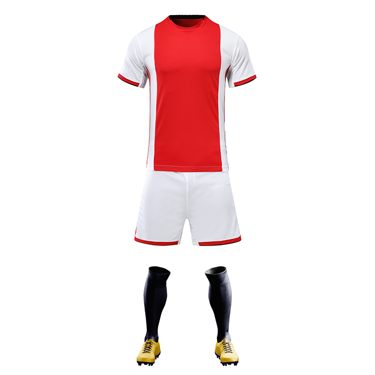 2019 2020 cheap soccer uniform set campera futbol black and red jersey 6