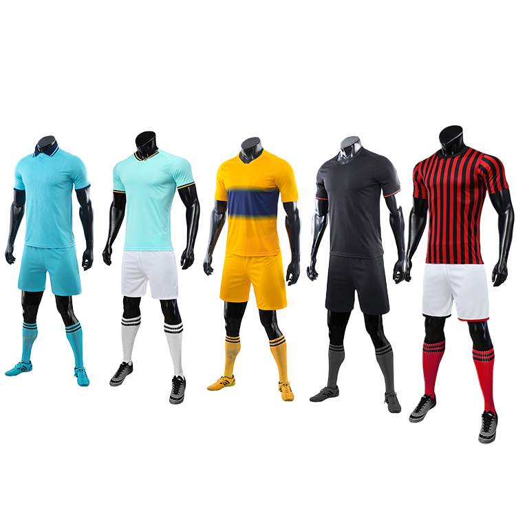 2021-2022 long sleeve football jersey black blank latest soccer design
