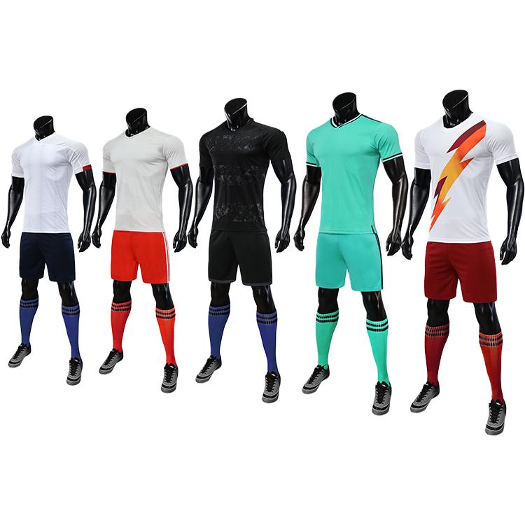 2021-2022 maillot foot long sleeve soccer uniforms kids custom fabric uniform