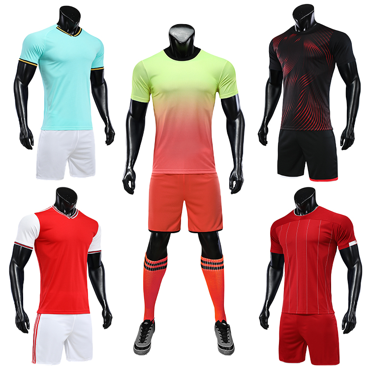 2021-2022 orange soccer uniforms jersey men football shirt
