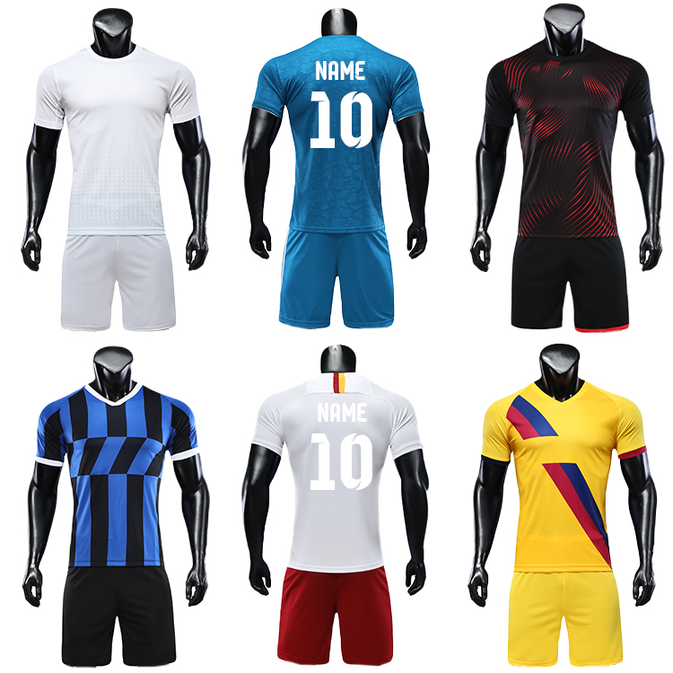 2019 2020 soccer uniform custom training equipment set team wear 6