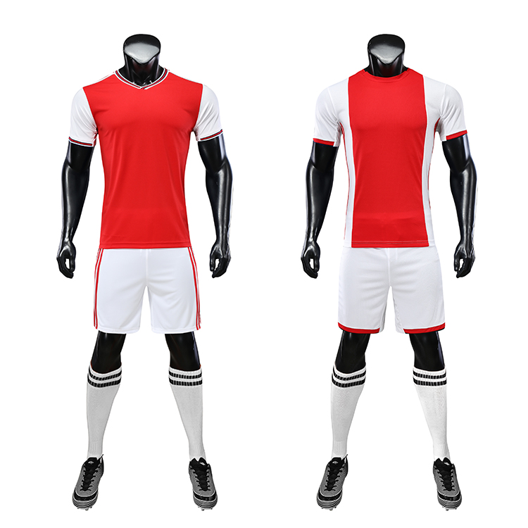 2021 Custom Football Jerseys For Printing Black Orange Soccer Jersey And Red