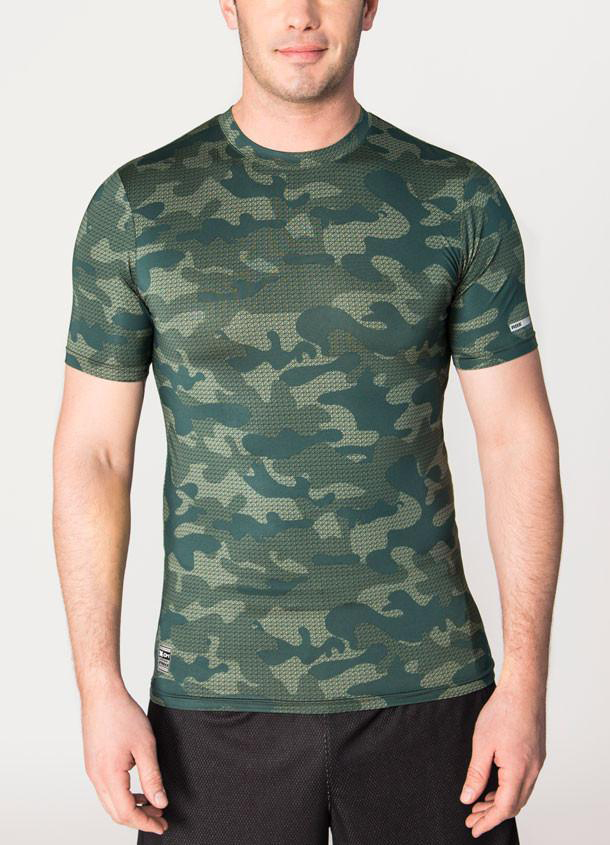 2018 Muscle Dry Fit Camo Fitness Wear Youth T Shirts