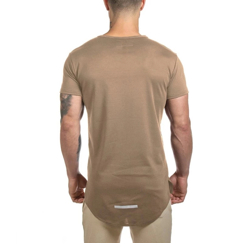 2020 New mode OEM Casual Blank Round Hem Shirt For Mens