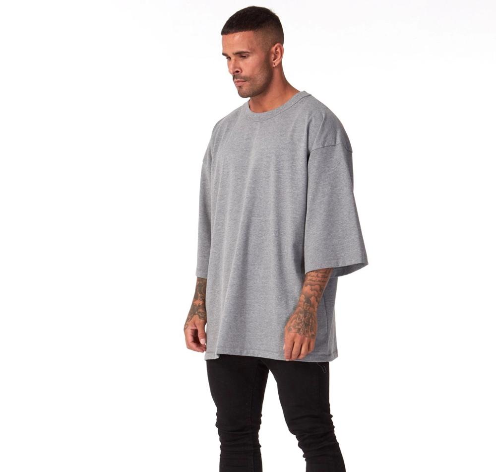 2020 Hot sale casual custom Oversized plain men shirts