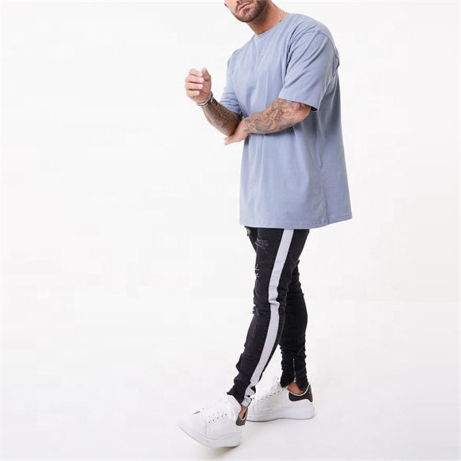 2020 New mode casual pima cotton oversize t shirt for mens