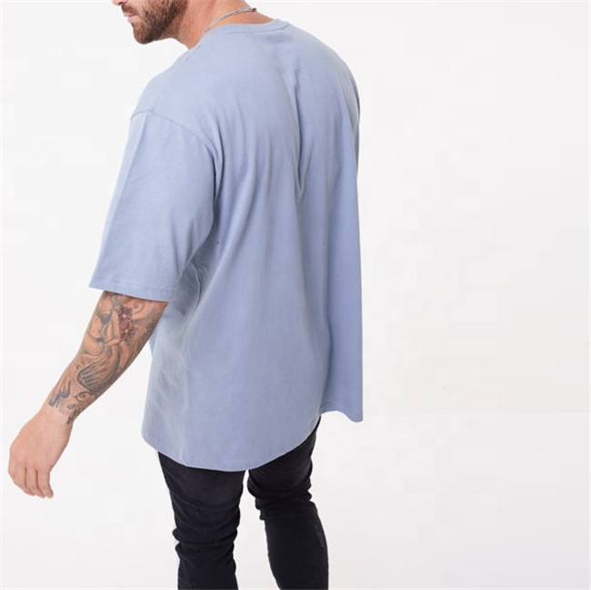 2020 New mode casual pima cotton oversize t shirt for mens
