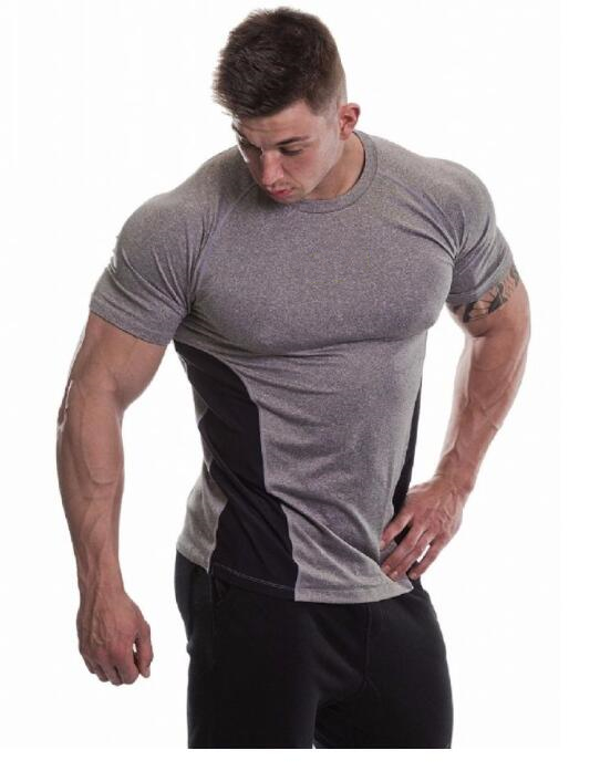 2020 moisture wicking slim fit wholesale gym clothing for men
