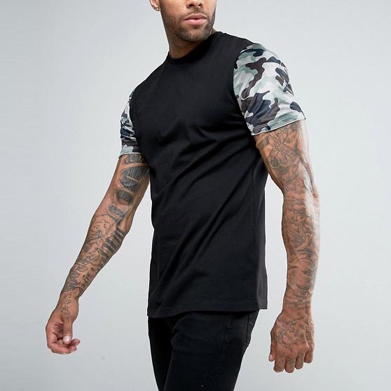 Hot Sale Sports Athletic Short Sleeve Digital Camo Male T Shirts