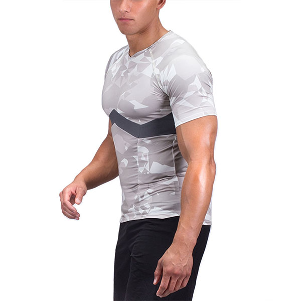 Men Performance Blank Fitted Sports Wear Wholesale Compression Gym T-Shirt