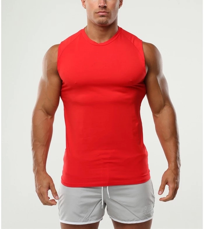 Men's Sleeveless Bodybuilding Fitness T Shirt