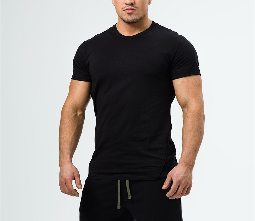 Blank Workut Bodybuilding Clothing Muscle Tight T Shirt Men Wholesale