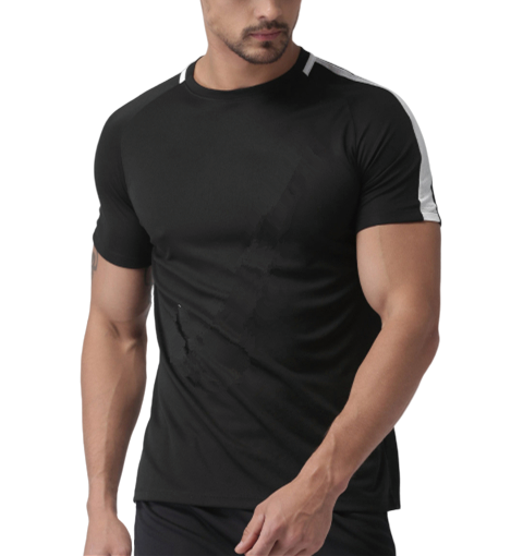Custom Blank T Shirts Running Wear Mens Fitness Sports Shirts