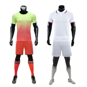 Low Price High Quality Custom Soccer Jersey Set Digital Printing