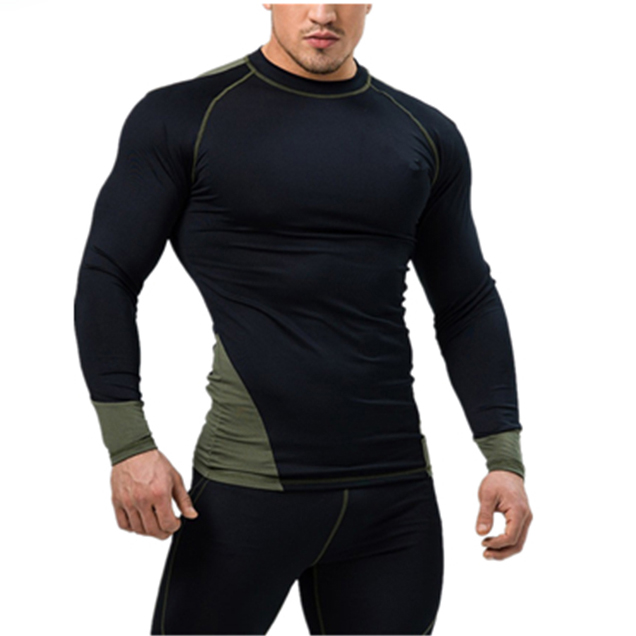 OEM Long Sleeve Bodybuilding T Shirt Gym Running Workout Clothing